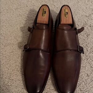 Gordon Rush Rich Brown Leather Monk Strap